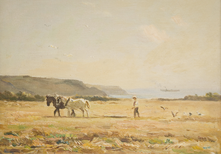 EH_Rigg_two_horses_salcombe_bay