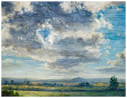 A Stormy Evening painting