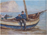 Fishermen-at-Staithes