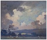 A Castle under threatening skies