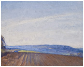 After ploughing landscape